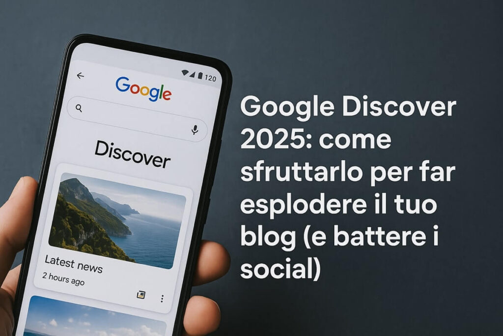 Google Discover 2025: come sfruttarlo per far esplodere il tuo blog (e battere i social) 3 Come apparire in Google Discover