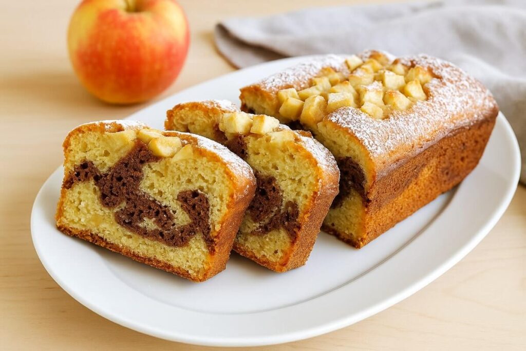 Plumcake allo yogurt con mele e Nutella: un dolce improvvisato che funziona sempre 1 Plumcake allo yogurt con mele e Nutella